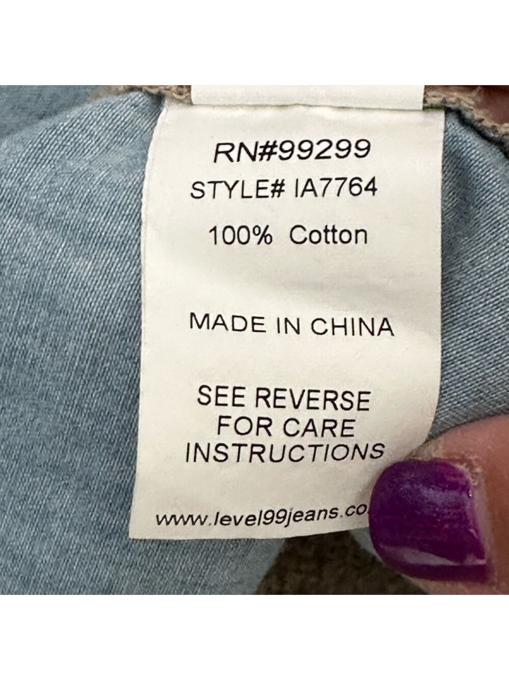 Level 99 Stacey western button up size M - Picture 4 of 7